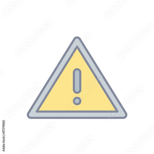Fototapeta Warning vector icon