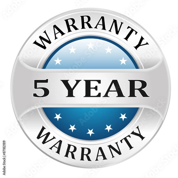 Obraz Blue five year warranty 