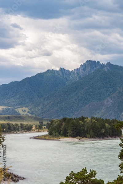 Fototapeta Katun river