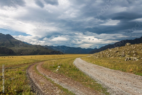 Fototapeta Katun river valley