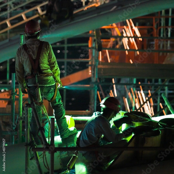 Obraz Exhaling with Cigarette in Hand