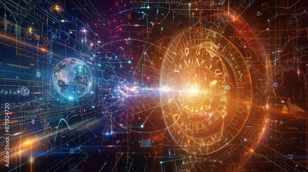 Fototapeta complex numbers in engineering and physics.