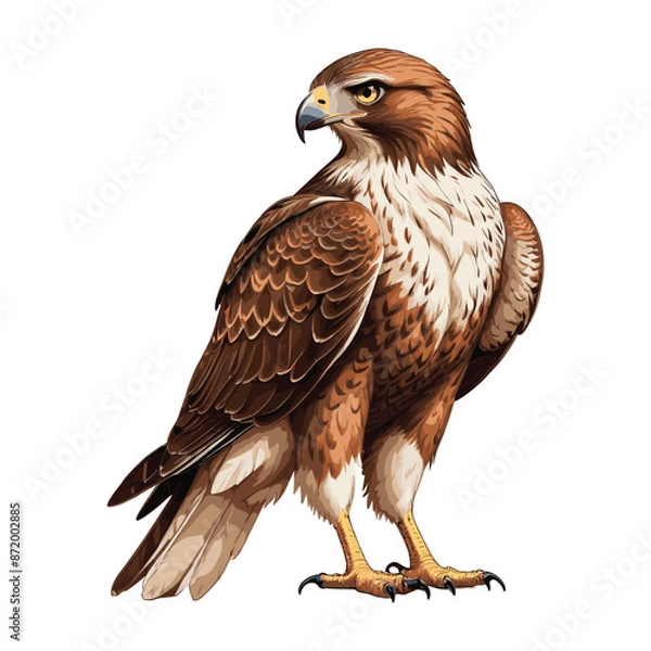 Obraz Eagle in Flight Vector Illustration