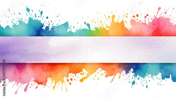 Fototapeta Artifical Intelligence generated Abstract abstract banner design template elements. Modern Brochure Design .