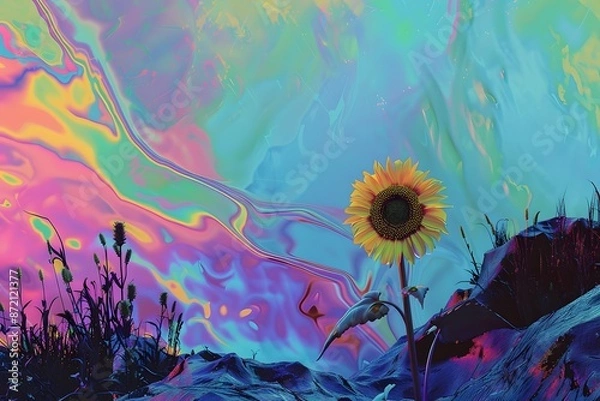 Fototapeta Illustration of flower