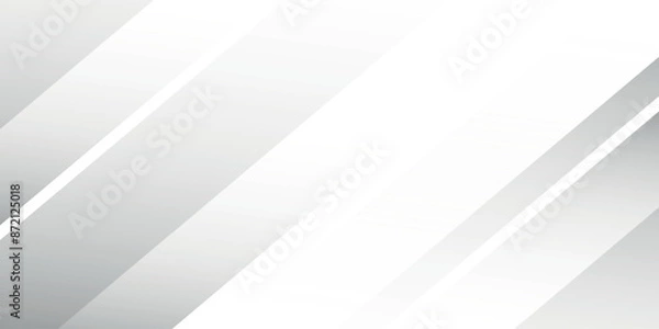 Fototapeta Abstract white and gray background. smooth abstract background, blurred pattern. Light pale vector background. Abstract pale geometric pattern