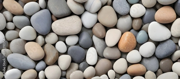 Obraz natural stone pebbles background
