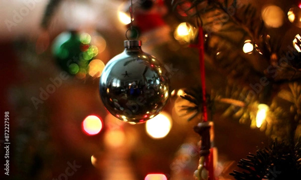 Obraz christmas tree decorations