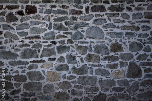 Fototapeta Stone wall background horizontal