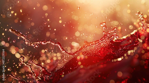 Obraz Liquid splash in slow motion