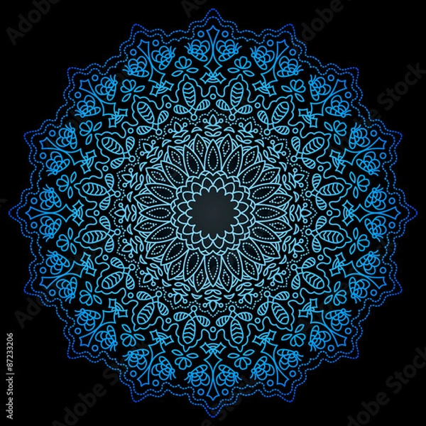 Fototapeta Mandala. Round Ornament Pattern. 