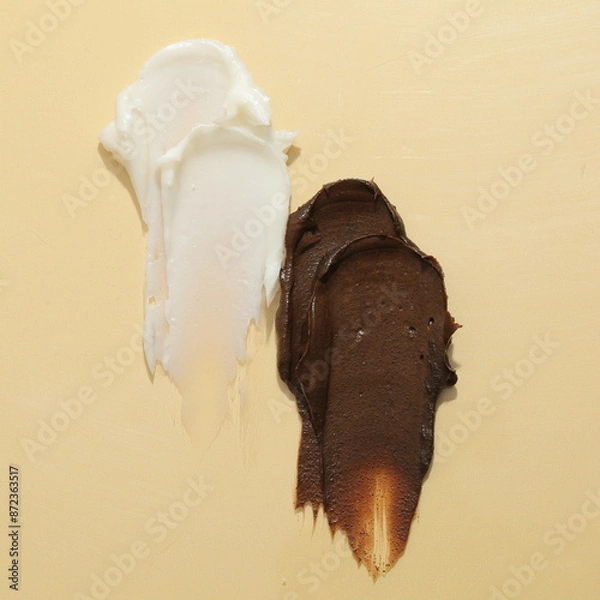 Obraz cosmetic face cream lotion texture