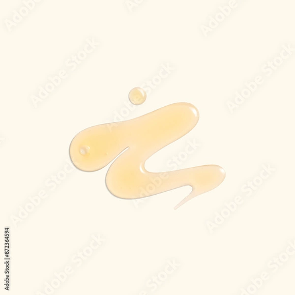 Fototapeta Serum Oild Sample On White Background