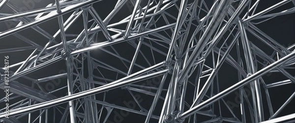 Fototapeta Abstract metal structure background