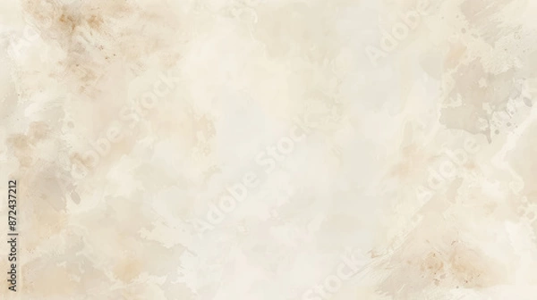 Fototapeta abstract watercolor background in soft neutral tones with fluid textures