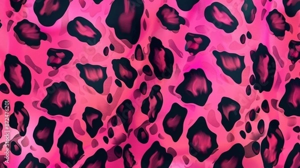 Obraz Pink Leopard Print Abstract Background