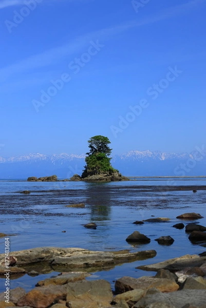 Obraz 岩と連邦と海