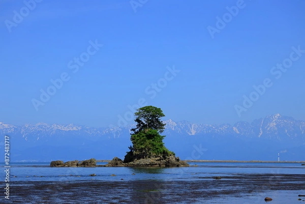 Obraz 岩と連邦と海