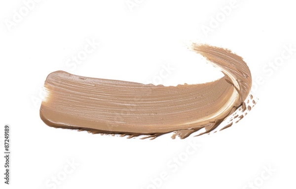 Obraz Liquid foundation isolated on white