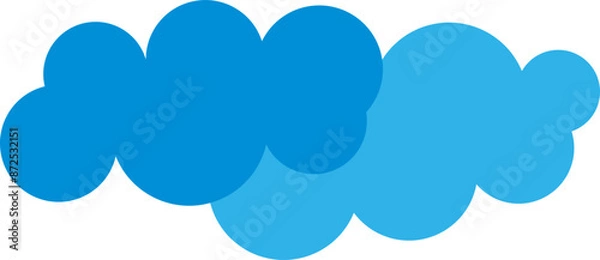 Obraz Cloud Paper Cut