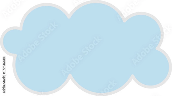 Obraz Cute Cloud Sticker