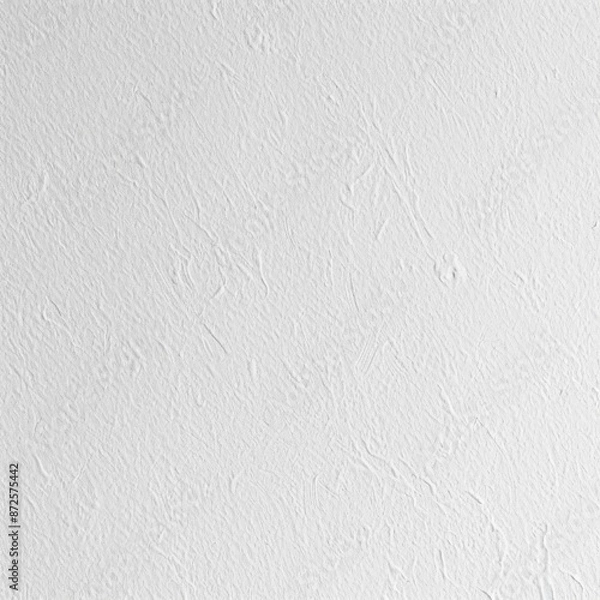 Fototapeta Clean white paper texture with subtle grain, providing a simple and versatile background