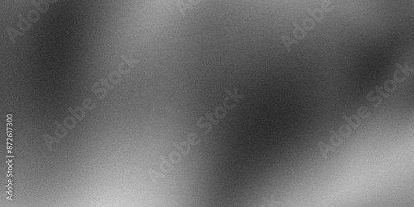 Fototapeta grainy gradient blurry matte gray backdrop with noise frosted glass effect abstract monochrome background