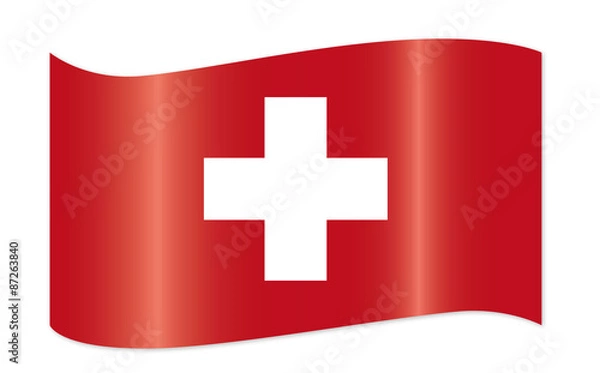 Fototapeta Schweizer Flagge