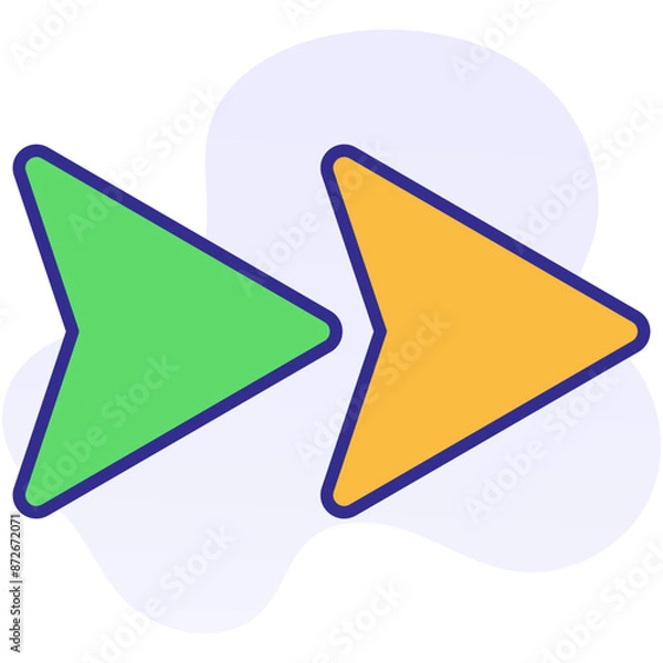 Fototapeta Right Arrow