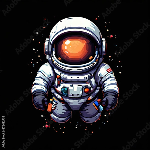 Fototapeta astronaut in space vector