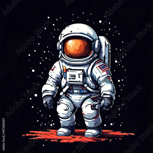 Fototapeta astronaut in space