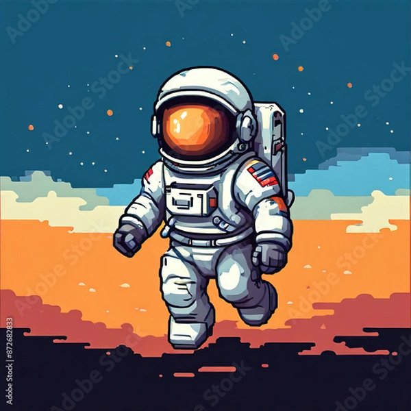 Fototapeta astronaut in space