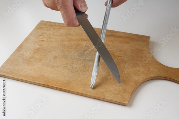 Obraz Knife honing