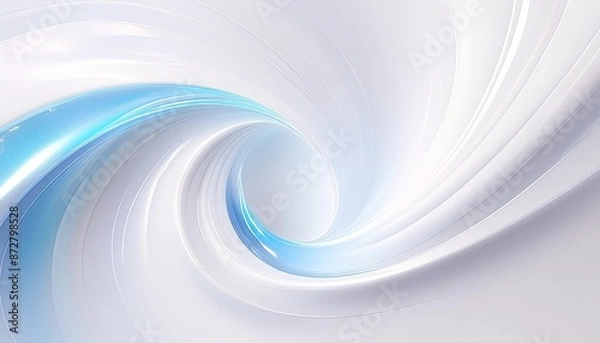 Obraz anamorphic design on a white background