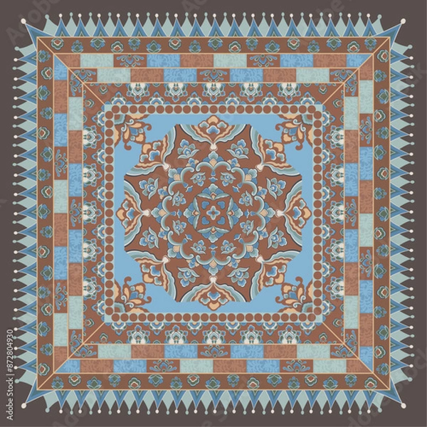 Fototapeta Chinese Dunhuang Illustration