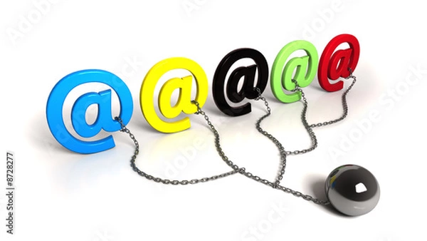 Obraz Internet więzienie