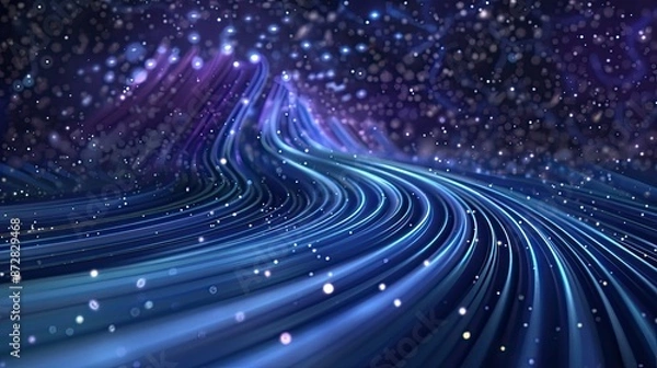 Fototapeta The Cosmic Path of Light