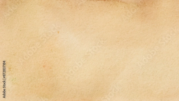 Fototapeta Subtle Beige Watercolor Paper Texture Background