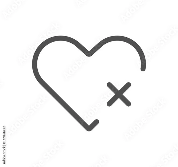 Fototapeta Interface related icon outline and linear vector.	
