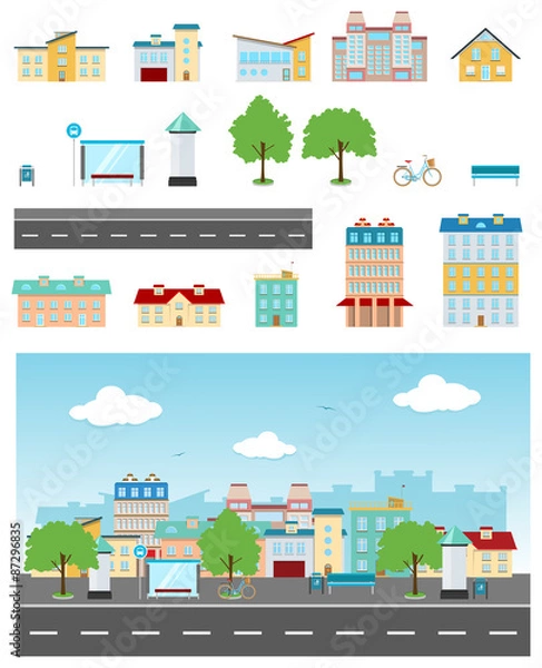 Obraz Urban Street Set