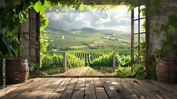 Obraz A View Through a Window