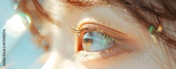 Obraz 清楚できれいな女性のお顔