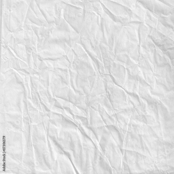 Fototapeta Crumpled paper sheet. Wrapping-paper texture.
