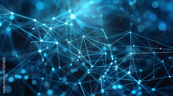 Fototapeta Blockchain financial technology cryptography concept digital money virtual currencies.