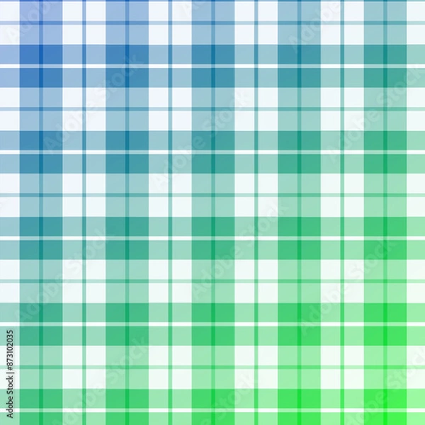 Obraz grid pattern seamless green gradient fabric background