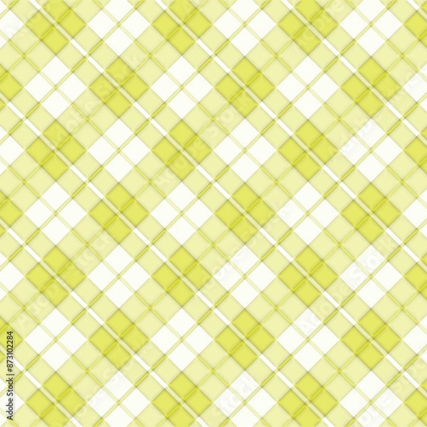 Obraz Abstract green cloth pattern seamless grid background