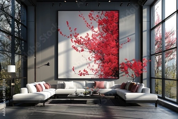 Fototapeta minimalist modern living room decoration home interior inspiration ideasminimalist modern living room decoration home interior inspiration ideas