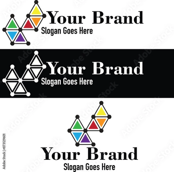 Fototapeta Branding logo designed for professional or personal use. 