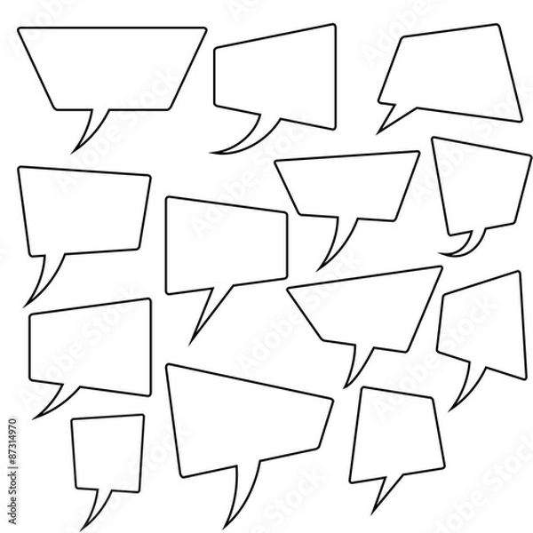 Fototapeta Sprechblasen