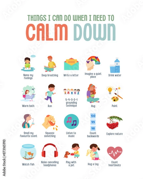 Fototapeta When I need To Calm Down